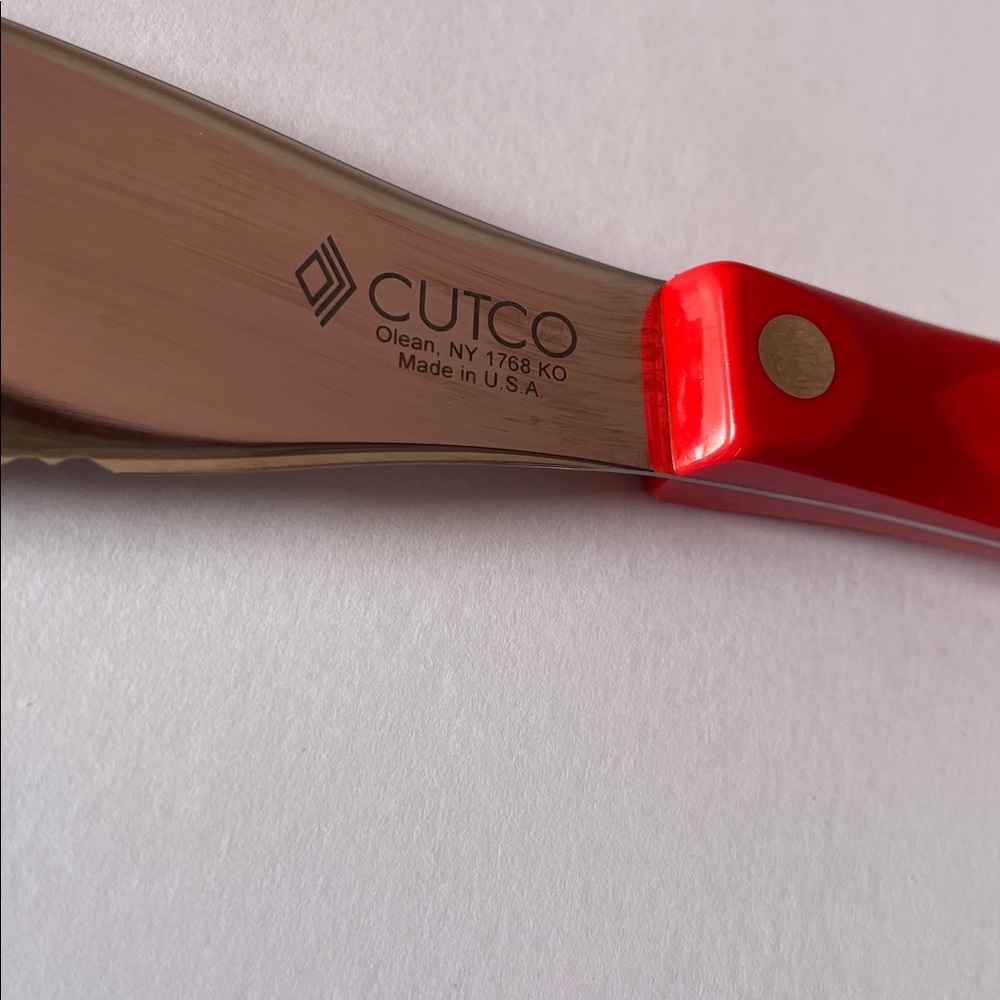 Cutco Red & Silver & Red Spatula Spreader.  #1768 - Picture 4 of 5